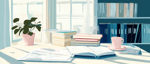 a writer's desk