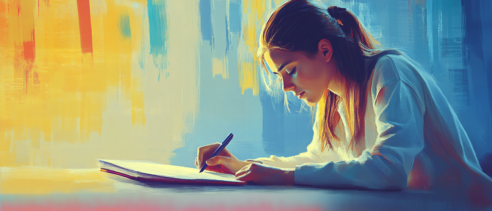 student writing a dissertation proposal