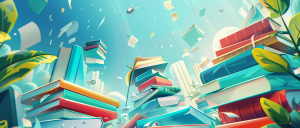 books flying