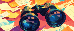 illustration of binoculars